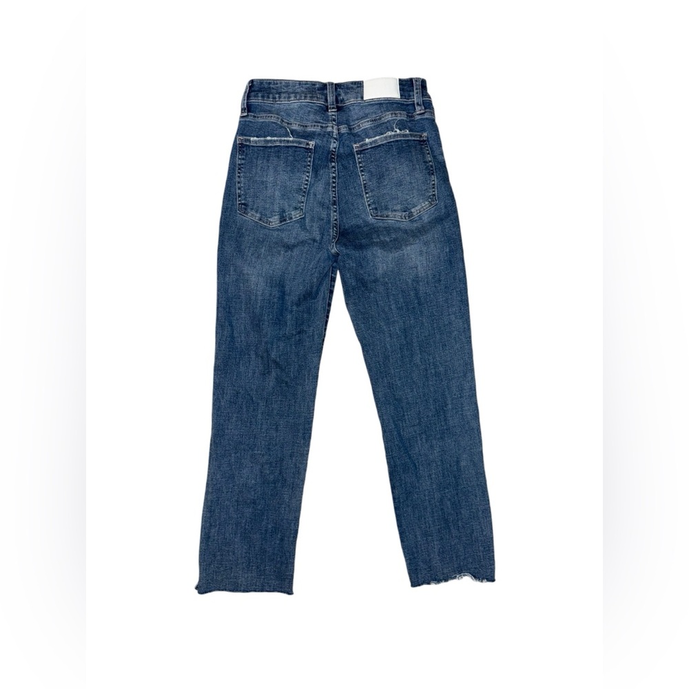 Pistola Slim Straight Leg Distressed Medium Wash Jeans Stretch Size 28 - Picture 2 of 6